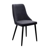 Стул DikLine 286 TW11 серый, ножки черные