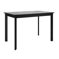 Стол DikLine LK110 Керамика Серый мрамор/подстолье черное/опоры черные