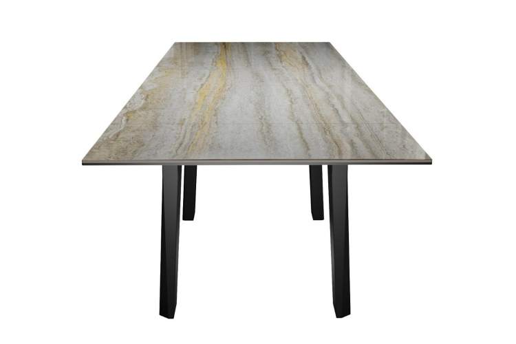 Стол DikLine KP160 керамика SH2340 полуглянец/опоры черные (2 уп)-6