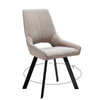 Стул DikLine 268 Z128 бежевый, ножки черные