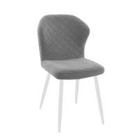 Стул DikLine 239М B22 GREY, ножки белые