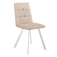 Стул DikLine 280 B03 BEIGE, ножки белые Стул DikLine 280 B03 BEIGE, ножки белые