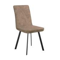 Стул DikLine 208 AN4 капучино, ножки черные