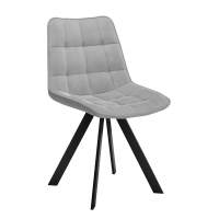 Стул DikLine 229 поворотный, B22 GREY, ножки черные