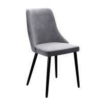 Стул DikLine 286 TW09 светло-серый, ножки черные
