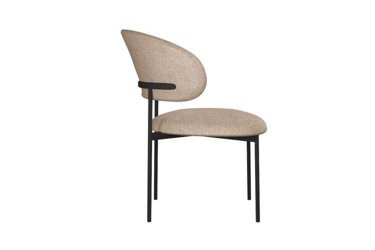 Стул DikLine 201 NS04 CREAM, ножки черные-3