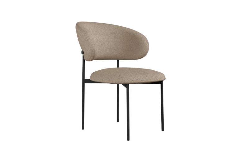 Стул DikLine 201 NS04 CREAM, ножки черные