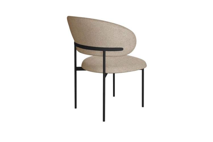 Стул DikLine 201 NS04 CREAM, ножки черные-1