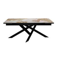 Стол DikLine EKX180, Керамика PANDORA глянец, опоры черные