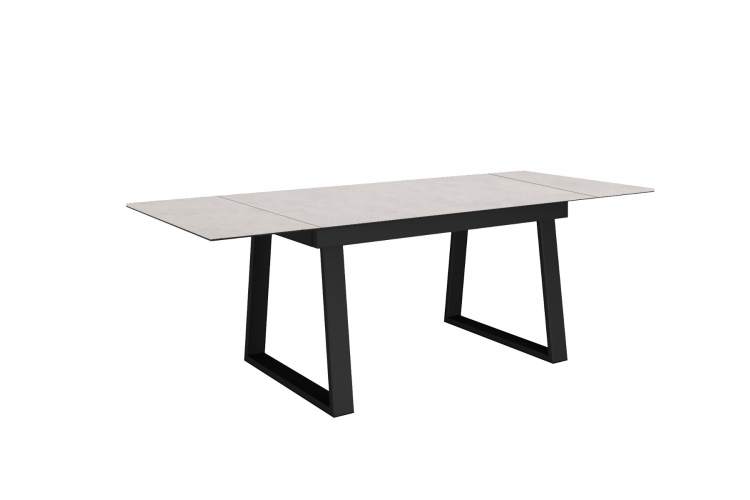 Стол DikLine DZ160 хромикс белый/черный (2 уп.)-1