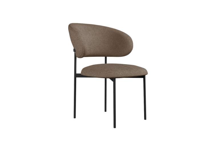 Стул DikLine 201 NS05 CAPPUCCINO, ножки черные