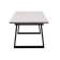 Стол DikLine DZ160 хромикс белый/черный (2 уп.)