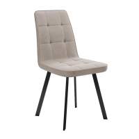 Стул DikLine 207 B03 BEIGE, ножки черные