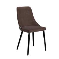 Стул DikLine 286 SB3/A2 шоколад, ножки черные