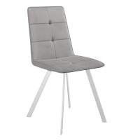 Стул DikLine 280 B22 GREY, ножки белые Стул DikLine 280 B22 GREY, ножки белые