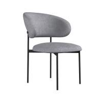 Стул DikLine 201 NS10 GREY, ножки черные