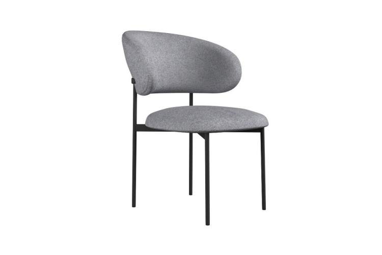 Стул DikLine 201 NS10 GREY, ножки черные