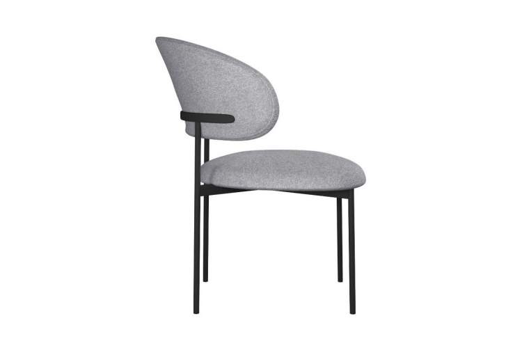 Стул DikLine 201 NS10 GREY, ножки черные-3