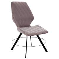 Стул DikLine 243 B5 LATTE поворотный/ ножки черные