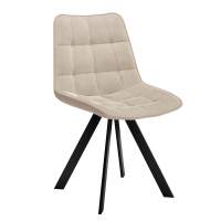 Стул DikLine 229 поворотный, B03 BEIGE, ножки черные