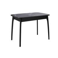 Стол DikLine MK40 Керамика Серый мрамор/подстолье черное/опоры черные