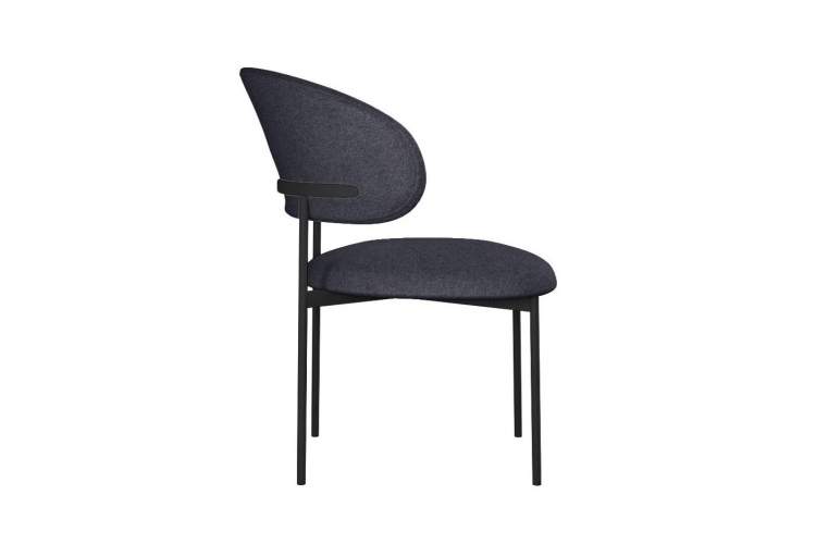 Стул DikLine 201 NS13 GRAPHITE, ножки черные-1