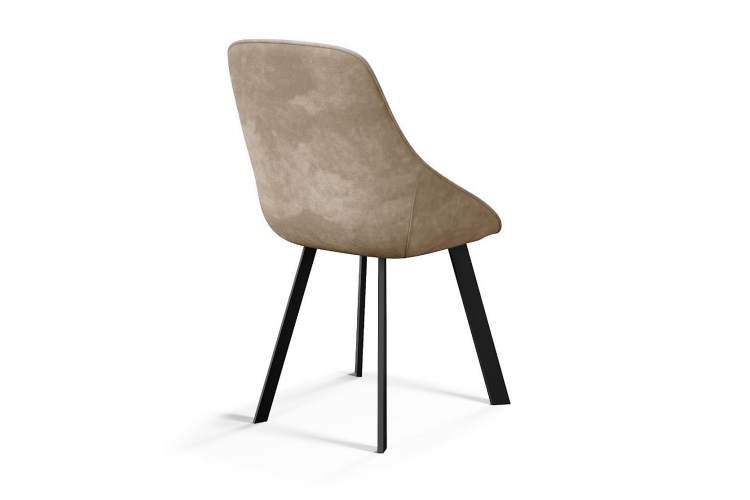 Стул DikLine 246 поворотный, AM2 крем, ножки черные-3