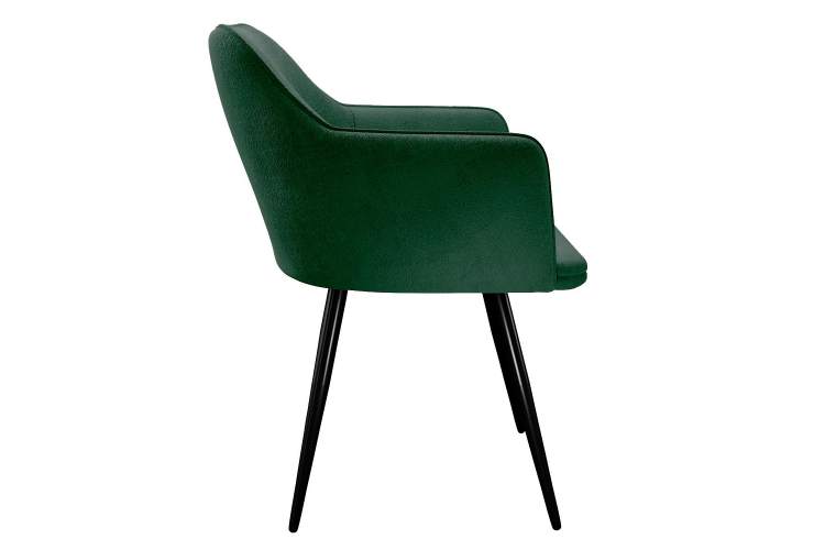 Стул DikLine 277 поворотный TW14 зеленый, ножки черные-3