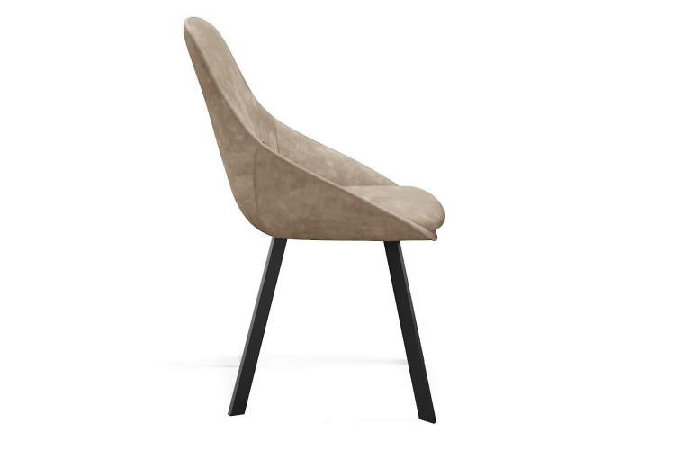 Стул DikLine 246 поворотный, AM2 крем, ножки черные-2