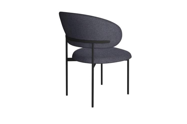 Стул DikLine 201 NS13 GRAPHITE, ножки черные-3