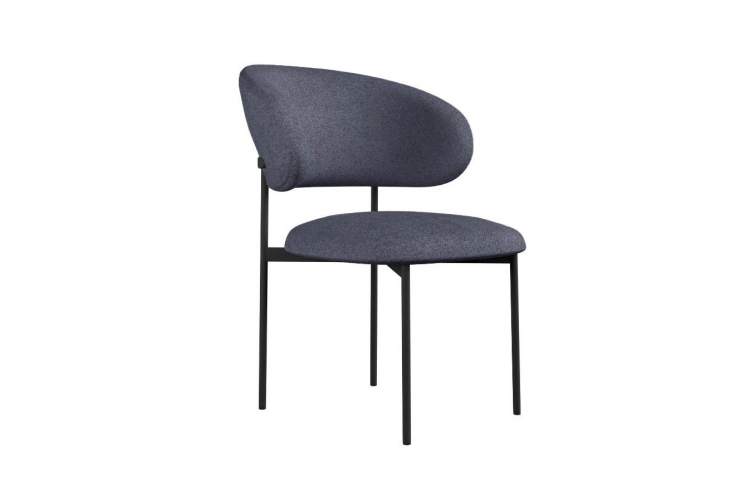 Стул DikLine 201 NS13 GRAPHITE, ножки черные