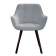 Стул DikLine 352 поворотный, B22 GREY, ножки черные