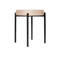 Табурет M DikLine, B03 BEIGE, ножки черные Табурет M DikLine, B03 BEIGE, ножки черные