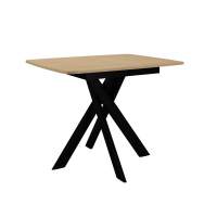 Стол DikLine DB110 Дуб Каселла натуральный/опоры черные