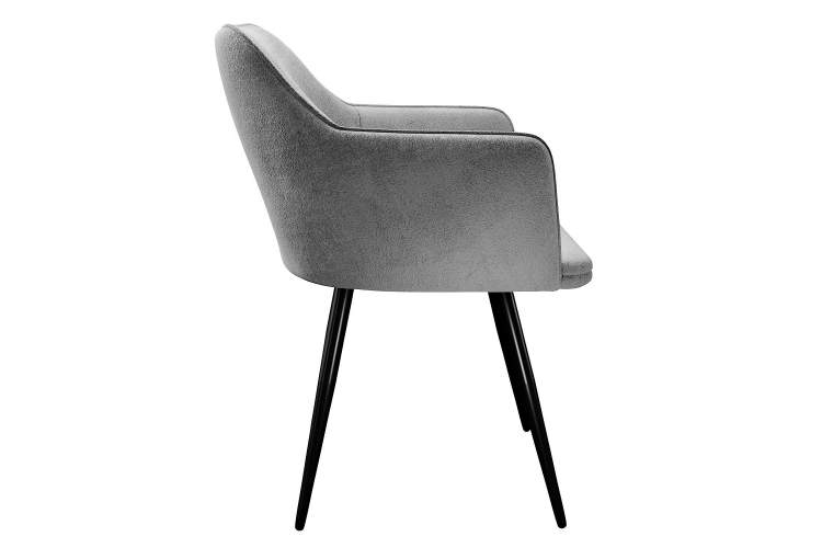 Стул DikLine 277 поворотный TW09 светло-серый, ножки черные-2