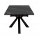 Стол DikLine SFE140 Керамика Черный мрамор/подстолье черное/опоры черные (2 уп.)