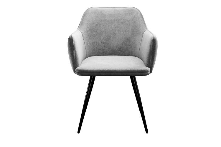 Стул DikLine 277 поворотный TW09 светло-серый, ножки черные-1