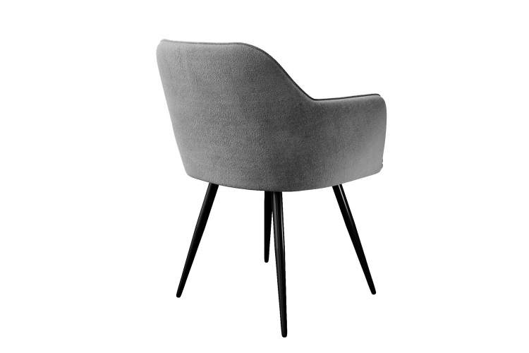 Стул DikLine 277 поворотный TW09 светло-серый, ножки черные-3