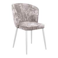 Стул DikLine 347 M02 бежевый, ножки белые