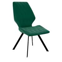 Стул DikLine 242M K13 изумруд, ножки черные