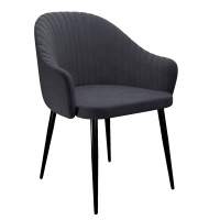 Стул DikLine 440 TW11 серый, ножки черные