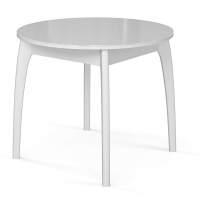 Стол DikLine М46 белый/стекло белое optiwhite