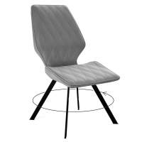 Стул DikLine 243 B22 GREY поворотный/ ножки черные