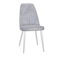 Стул DikLine 326 B22 GREY, ножки белые Стул DikLine 326 B22 GREY, ножки белые