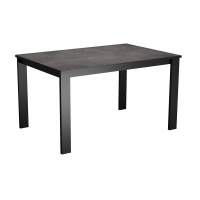 Стол DikLine DKT130 Керамика мрамор Бронза/подстолье черное/опоры черные