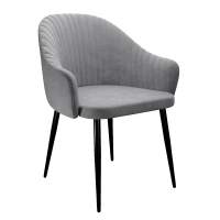 Стул DikLine 440 TW09 светло-серый, ножки черные