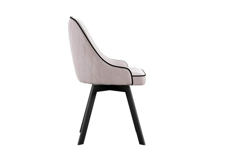 Стул DikLine 266M поворотный, E52 бежевый, ножки черные-2