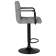 Набор 2 шт Стул барный DOBRIN KRUGER ARM BLACK, серый вельвет (LAR-E2041-25)