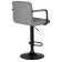 Набор 2 шт Стул барный DOBRIN KRUGER ARM BLACK, серый вельвет (LAR-E2041-25)