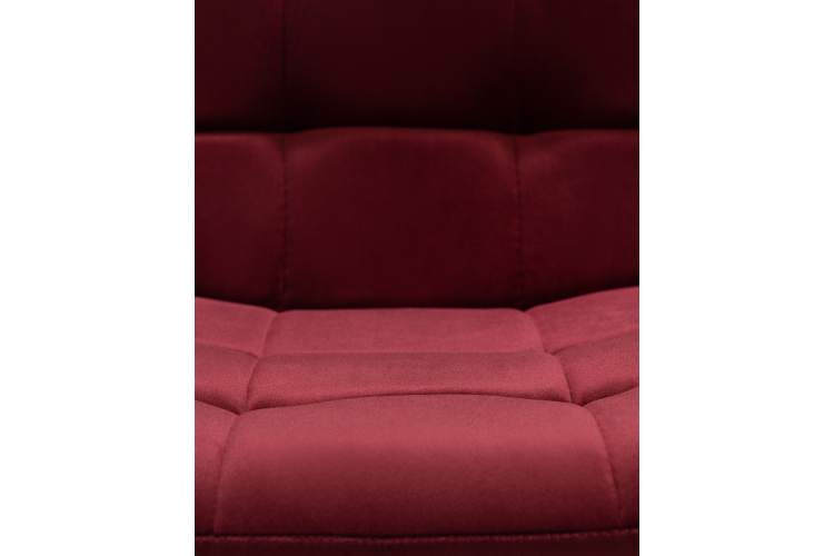 Набор 4 шт Стул обеденный DOBRIN CHILLY, Бордовый Holland 47, основание черное-3